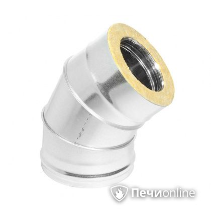 Колено 135° (45°) Теплов и Сухов Отвод Термо 45* ОТ-Р 430-0.5/оцинковка D200/260 в Нижнем Новгороде