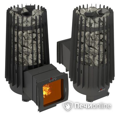 Дровяная печь-каменка GrillD Cometa Vega 180 window long Max в Нижнем Новгороде