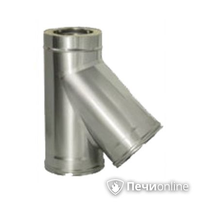Дымоход Дымок Тройник 45° с изоляцией 0.5 мм. ТRFR45 150/230 в Нижнем Новгороде