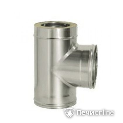 Дымоход Дымок Тройник 90° с изоляцией 0.5 мм. ТRFR90 150/230 в Нижнем Новгороде