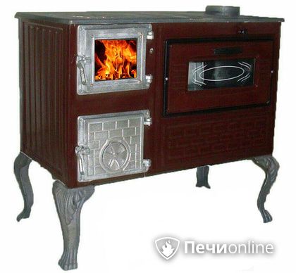 Отопительно-варочная печь МастерПечь ПВ-06 с духовым шкафом, 7.5 кВт в Нижнем Новгороде