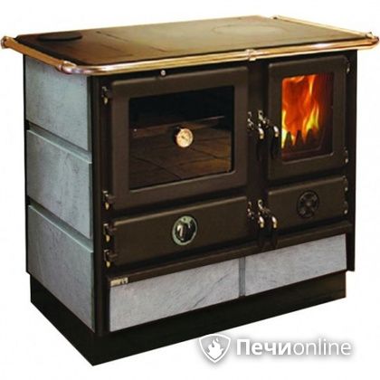Отопительно-варочная печь MBS Thermo Magnum Stone L с теплообменником и духовым шкафом в Нижнем Новгороде